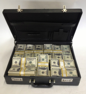 how to make a fake briefcase of money